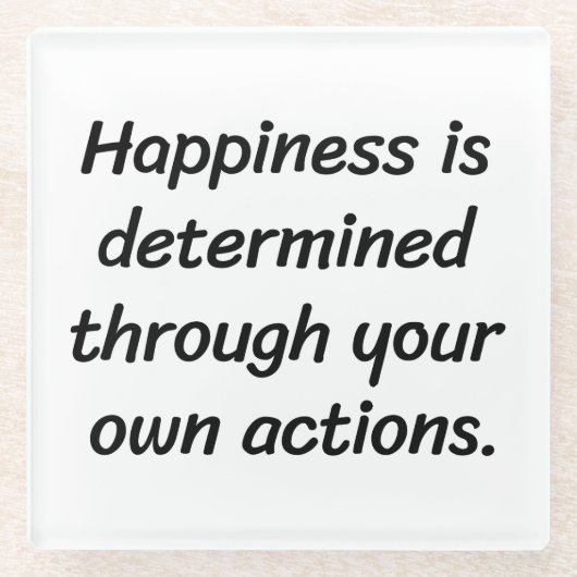 ハピネスガラスコースター ガラスコースター (正面)