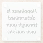 ハピネスガラスコースター ガラスコースター (裏面)