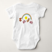 ハピネスグラフィックスベビープルオーバー ベビーボディスーツ (裏面)