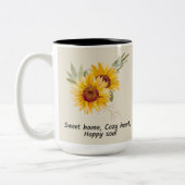 ハピネスソウル&コージーハート ツートーンマグカップ (左)