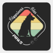 ハピネスハズポーズデザイン スクエアシール (正面)