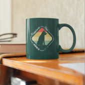 ハピネスハズポーズデザイン ツートーンマグカップ