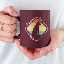 ハピネスハズポーズデザイン ツートーンマグカップ