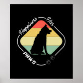 ハピネスハズポーズデザイン ポスター (正面)