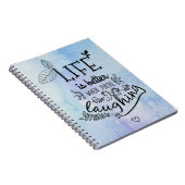 ハピネスライフ引用文夢の態度やる気を起こさせる ノートブック (右側)