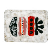 ハピネス事項冷蔵庫マグネット抽象芸術アート マグネット (横)