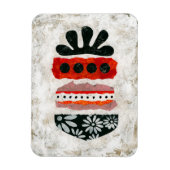 ハピネス事項冷蔵庫マグネット抽象芸術アート マグネット (縦)