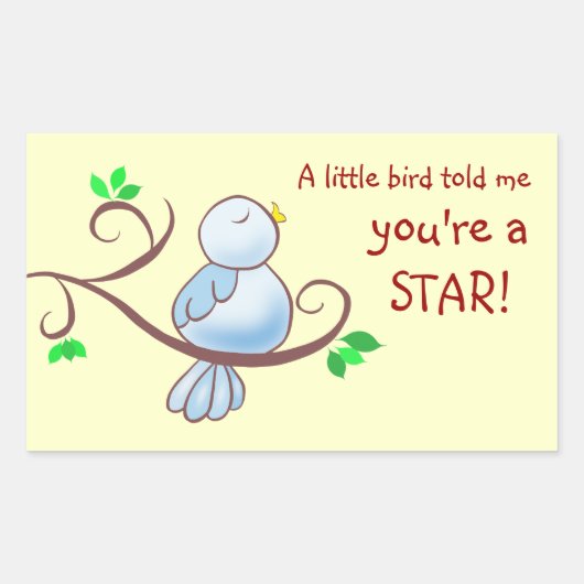 ハピネス功労賞 長方形シール (正面)