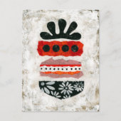 ハピネス問題はがき – 抽象芸術アート ポストカード (正面)