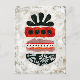 ハピネス問題はがき – 抽象芸術アート ポストカード