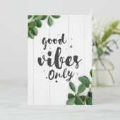 ハピネス引用文グッドバイブのみ サンキューカード (スタンド正面)