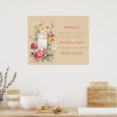 ハピネス感じグッド・バースのポスター ポスター (キッチン)