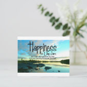 ハピネス感動的引用文 ポストカード (スタンド正面)