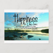 ハピネス感動的引用文 ポストカード (正面)