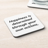 ハピネス懸命プラスチックコースター コースター (左側)