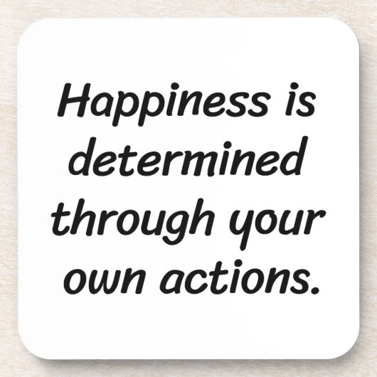 ハピネス懸命プラスチックコースター コースター (正面)