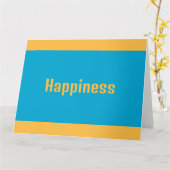 ハピネス挨拶カード カード (黄色い花)