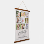 ハピネス編集可能カラーフォトウォールタペストリー 吊り下げ型タペストリー (傾斜あり)