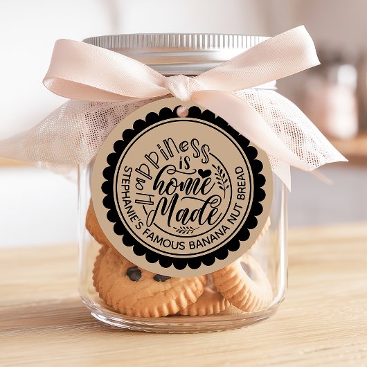 ハピネス自家製ヴィンテージクラフト紙 フェイバータグ