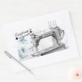 ハピネス自家製裁縫テーマ 長方形シール (封筒)