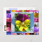 ハピネス花はがき ポストカード (正面/裏面)