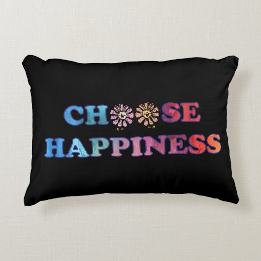 ハピネス虹を選択 アクセントクッション (正面)