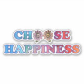 ハピネス虹を選択 シール (正面)