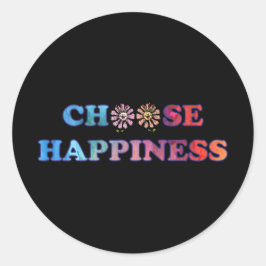 ハピネス虹を選択 ラウンドシール