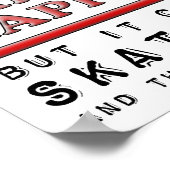 ハピネス買魚釣りロッドおもしろいポスター ポスター (角)