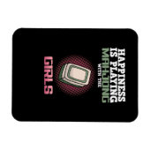 ハピネス遊は麻雀ゲーム選手のゲーム マグネット (横)