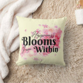 ハピネス開花イン装飾用クッション クッション (ブランケット)
