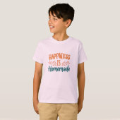 ハピネス・イズ・ホームメイド キッズTシャツ Tシャツ (正面フル)