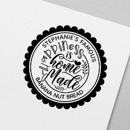 ハピネス・イズ・ホームメイド ヴィンテージ パーソナライズ ラバースタンプ