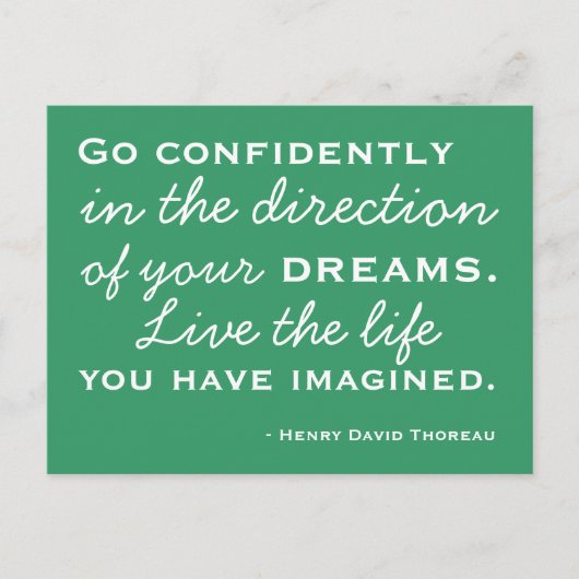 ハピネス・インスピレーションやる気を起こさせる – はがき (正面)