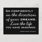 ハピネス・インスピレーションやる気を起こさせる – はがき (正面)