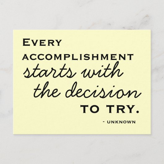 ハピネス・インスピレーションやる気を起こさせる – はがき (正面)