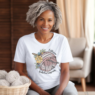 ハピネス・クロシェ好きパーソナライズされたに夢中 Tシャツ