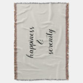 ハピネス&セレニティコージー スローブランケット (正面縦)