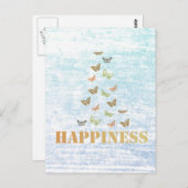 ハピネス・チョウ ポストカード (正面/裏面)