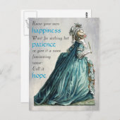 ハピネス・パシエンス・ホープ葉書 ポストカード (正面/裏面)