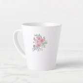 ハピネス・フラワーアート カフェラテマグ (左アングル)