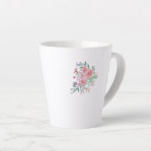 ハピネス・フラワーアート カフェラテマグ (右アングル)