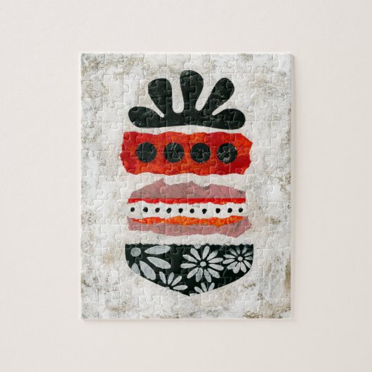 ハピネス・マザーズパズル-抽象芸術・アート ジグソーパズル (縦)