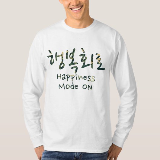 ハピネス・モードON Tシャツ (正面)