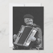 ハピネスIs，パリミュージシャンブラック&ホワイトアート