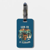 ハピネスNo Wifiバックパッキング ラゲッジタグ (裏面縦)