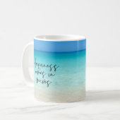 ハピネ来スインウェーブスビーチ引用文 コーヒーマグカップ (正面左)