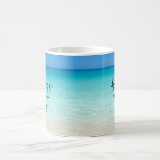 ハピネ来スインウェーブスビーチ引用文 コーヒーマグカップ (中央)