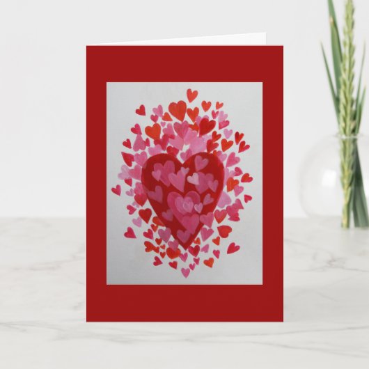 ハピバレンタインデー シーズンカード (正面)