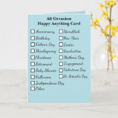 ハピーすべての行事ホリデー誕生日と続き カード (黄色い花)